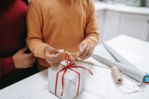 wrapping presents